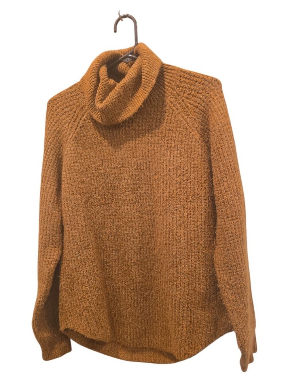 Kuhl Women's Sienna Sweater Size M Cowl Neck Chunky Copper Rust